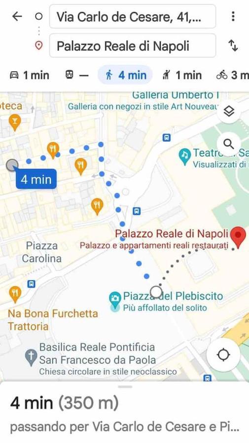 Traversa Toledo, Intero Appartamento Al Plebiscito Неаполь Экстерьер фото